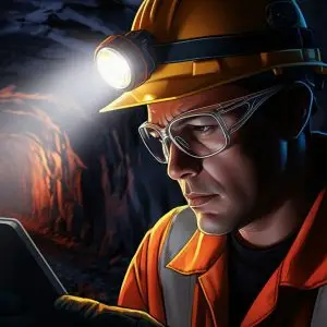 New miner safety inspector conducting a safety inspection
